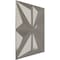 Ekena Millwork 19 5/8in. W x 19 5/8in. H Bailey EnduraWall Decorative 3D Wall Panel Covers 2.67 Sq. Ft. WP20X20BIBCR - alternate 2